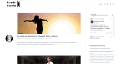 Desktop Screenshot of estadosecular.com